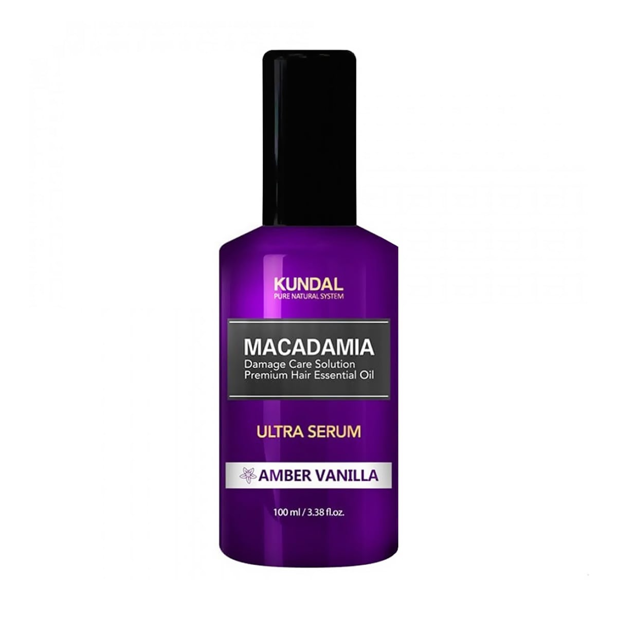 Сироватка-олія для волосся Kundal Macadamia Ultra Amber Vanilla Бурштинова ваніль, 100 мл